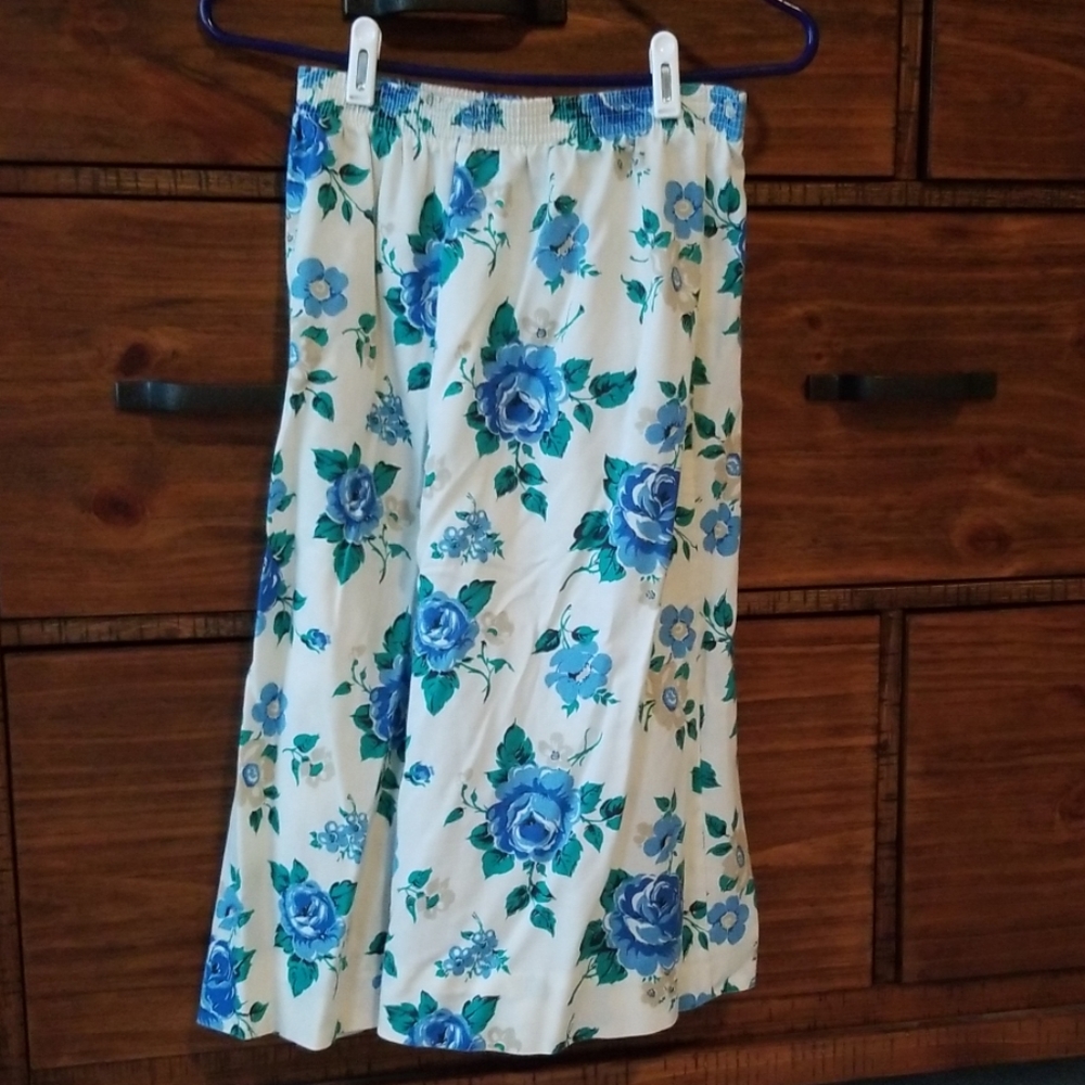Midi Floral Skirt
